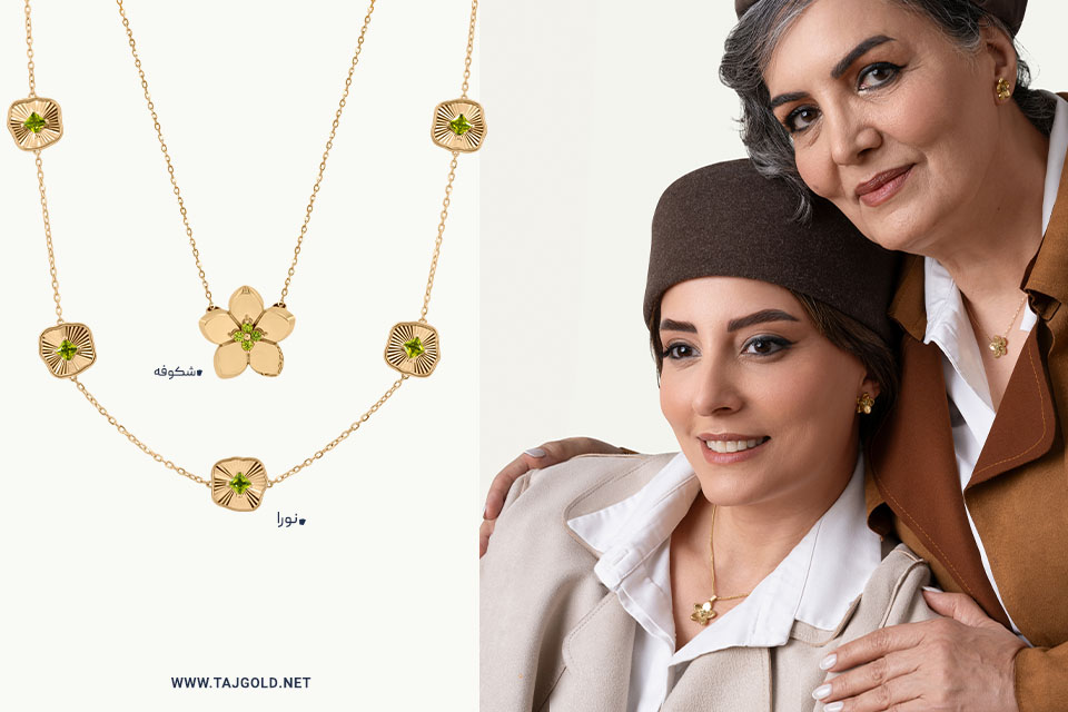 ستکردن گردنبند با استایل رسمی زنانه